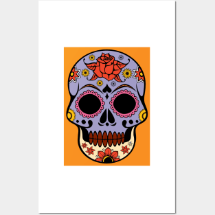 Sugar Skull 43 (Style:14) Posters and Art